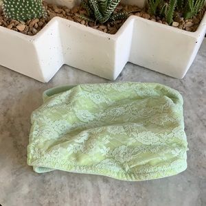 Victoria's Secret PINK Lace Bandeau - Green
